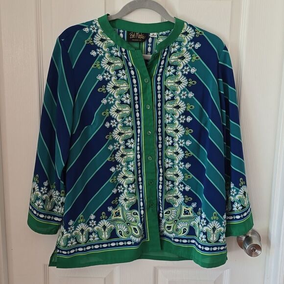 Bob Mackie Blouse , Medium - Picture 1 of 4